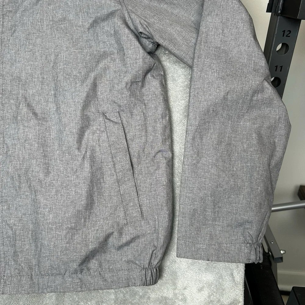 U.S. POLO ASSN. MENS FULL ZIP POLYESTER RAIN WATER RESISTANT GRAY JACKET Size‎ M